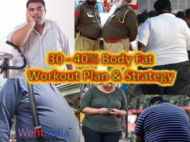 lose very high body fat workout plan and strategy